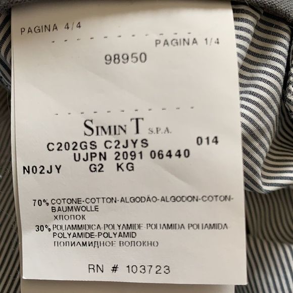 Emporio Armani striped nautical jacket and shorts - Picture 11 of 11